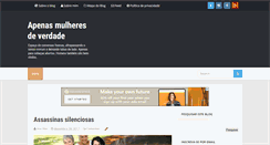 Desktop Screenshot of apenasmulheresdeverdade.com.br
